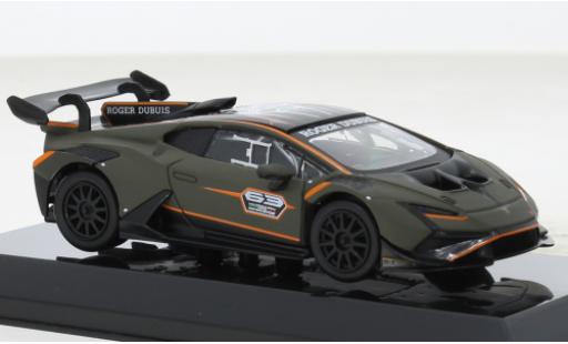 Diecast model cars Lamborghini Huracan 1/43 Burago Super Trofeo Evo 2 mattoliv No.63 Roger Dubuis Lamborghini Huracan 1/43 Burago Super Trofeo Evo 2 mattoliv No.63 Roger Dubuis diecast model cars