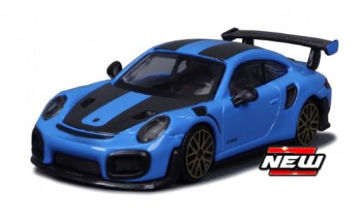 Diecast model cars Porsche 911 1/43 Burago GT2 RS blue/black Porsche 911 1/43 Burago GT2 RS blue/black diecast model cars