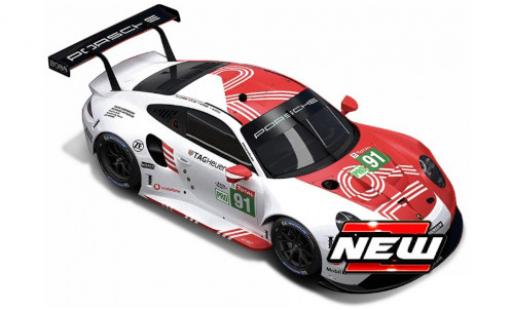 Diecast model cars Porsche 992 RSR 1/24 Burago 911 -19 No.91 GT Team 2020 Porsche 992 RSR 1/24 Burago 911 -19 No.91 GT Team 2020 diecast model cars