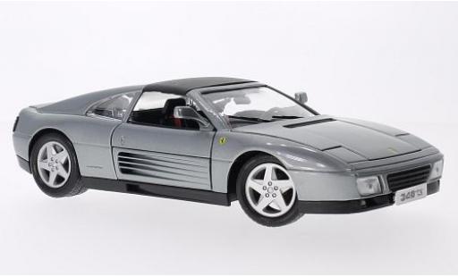 Ferrari 348 1/18 Burago ts metallic grey diecast model cars