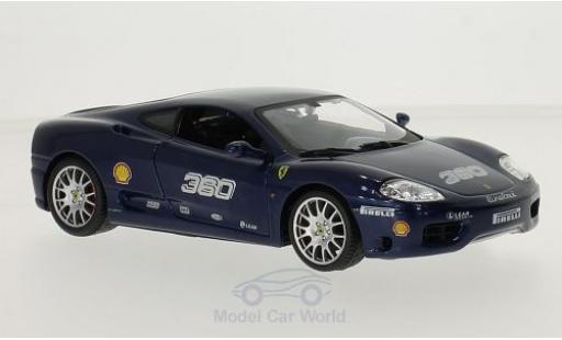 Ferrari 360 1/24 Burago Challenge metallic blue No. diecast model cars