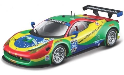 Diecast model cars Ferrari 458 1/43 Burago Italia GT3 No.64 Via Italia Racing 24h Daytona 2015 A.Bertolini/F.Longo/D.Serra/M.Gomes Ferrari 458 1/43 Burago Italia GT3 No.64 Via Italia Racing 24h Daytona 2015 A.Bertolini/F.Longo/D.Serra/M.Gomes diecast model cars