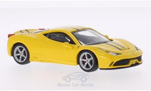 Diecast model cars Ferrari 458 1/43 Burago Speciale yellow/Dekor Ferrari 458 1/43 Burago Speciale yellow/Dekor diecast model cars