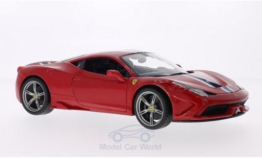 Diecast model cars Ferrari 458 1/18 Burago Speciale red Ferrari 458 1/18 Burago Speciale red diecast model cars