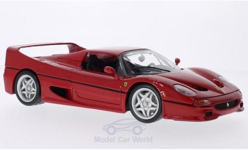 Ferrari F50 1/18 Burago red diecast model cars
