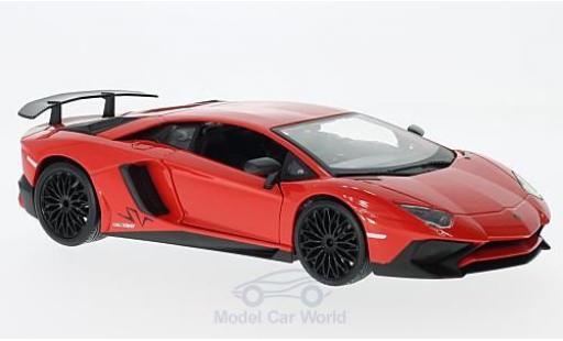 Diecast model cars Lamborghini Aventador 1/24 Burago LP750-4 SV red Lamborghini Aventador 1/24 Burago LP750-4 SV red diecast model cars