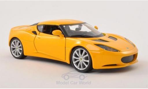 Diecast model cars Lotus Evora S 1/24 Burago S IPS yellow Lotus Evora S 1/24 Burago S IPS yellow diecast model cars
