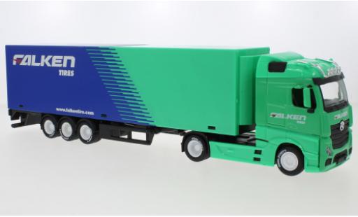 Diecast model cars Mercedes Actros 1/43 Burago Gigaspace Falken Tires Koffersattelzug Mercedes Actros 1/43 Burago Gigaspace Falken Tires Koffersattelzug diecast model cars