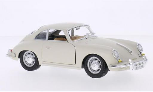 Diecast model cars Porsche 356 1/24 Burago B white 1961 Porsche 356 1/24 Burago B white 1961 diecast model cars