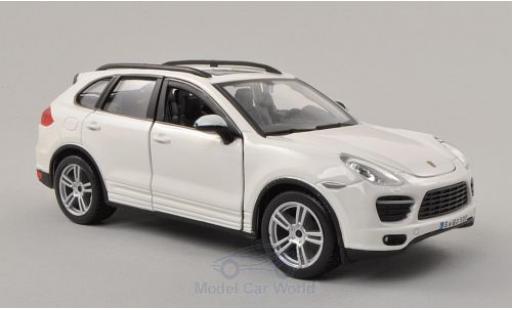 Diecast model cars Porsche Cayenne Turbo 1/24 Burago (92A) Turbo white ohne Vitrine Porsche Cayenne Turbo 1/24 Burago (92A) Turbo white ohne Vitrine diecast model cars