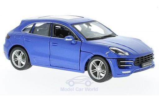 Diecast model cars Porsche Macan 1/24 Burago metallic blue Porsche Macan 1/24 Burago metallic blue diecast model cars