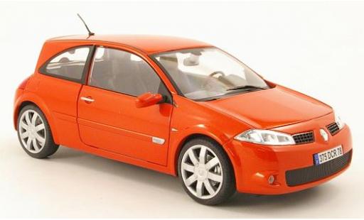 Diecast model cars Renault Megane 1/18 Burago RS metallic red sans Vitrine Renault Megane 1/18 Burago RS metallic red sans Vitrine diecast model cars