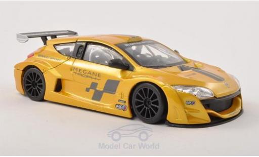 Renault Megane 1/24 Burago Trophy metallic yellow/Dekor diecast model cars