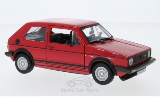 Diecast model cars Volkswagen Golf V 1/24 Burago MKI GTI red 1979 Volkswagen Golf V 1/24 Burago MKI GTI red 1979 diecast model cars