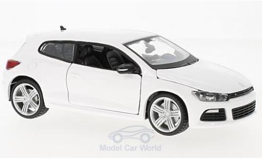 Volkswagen Scirocco 1/24 Burago III R white diecast model cars