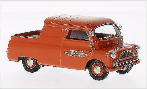 Bedford CA plateau 1/43 Brooklin Canopy Pick-Up Westbury Coin orange 1960 diecast model cars