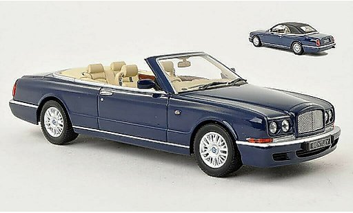 Bentley Azure cabriolet 1/43 Minichamps blue RHD 1996 diecast model cars