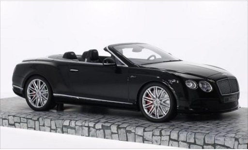 Bentley Continental GT Speed Convertible 1/18 Minichamps black 2014 diecast model cars