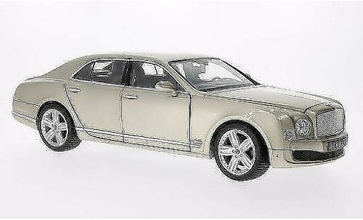 Bentley Mulsanne berline 1/18 Rastar beige LHD diecast model cars