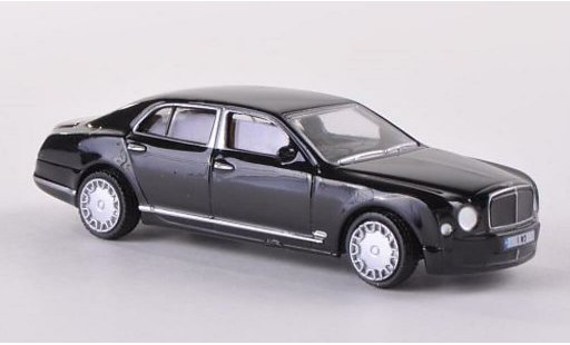 Bentley Mulsanne berline 1/76 Oxford black diecast model cars