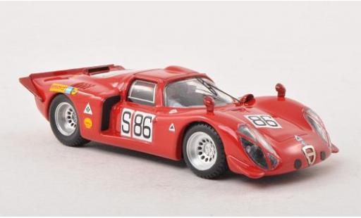 Diecast model cars Alfa Romeo 33.2 1/43 Best Coupe No.86 Nürburgring 1969 Alfa Romeo 33.2 1/43 Best Coupe No.86 Nürburgring 1969 diecast model cars