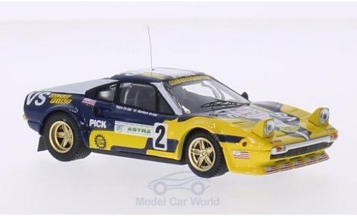 Ferrari 308 GTB 1/43 Best GTB No.2 Olio Fiat Rallye Valli Piacentine 1980 Nico/G.Barban diecast model cars