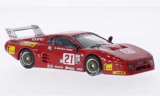 Ferrari 512 1/43 Best BB LM No.21 Lime Rock Park 1984 S.Cohen/W.Gelles diecast model cars