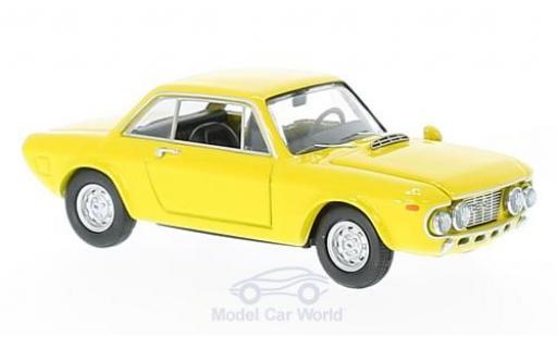 Diecast model cars Lancia Fulvia HF 1/43 Best Coupe 1600 HF Fanalone yellow 1968 Lancia Fulvia HF 1/43 Best Coupe 1600 HF Fanalone yellow 1968 diecast model cars