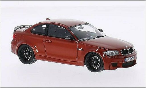 Bmw 1M coupe 1/43 Minichamps E82 metallic orange 2011 diecast model cars