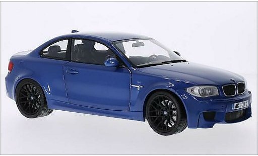 Bmw 1M coupe 1/18 Minichamps metallic blue 2011 E82 diecast model cars