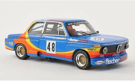 Bmw 2002 tii 1/43 Spark No.48 Fischer Technik DRM Norisring 1976 diecast model cars