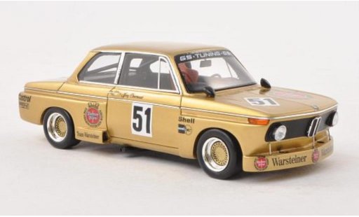 Bmw 2002 tii 1/43 Spark No.51 Warsteiner DRM Nurburgring 1976 diecast model cars