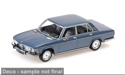 Diecast model cars Bmw 2500 (E3) blau 1968 1/43 Minichamps