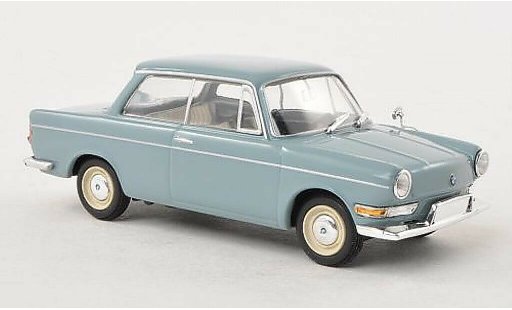Bmw 700 ls 1/43 Minichamps blue-grey 1960 diecast model cars