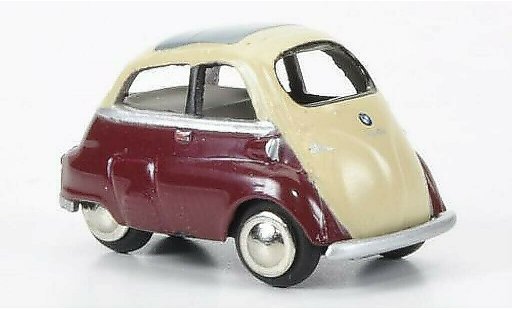 Bmw Isetta Export 1/87 Bub red/beige diecast model cars