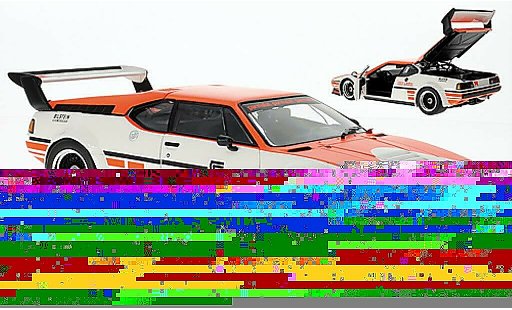 Bmw M1 1979 1/18 Minichamps (E26) No.5 Project Four Racing Serie diecast model cars