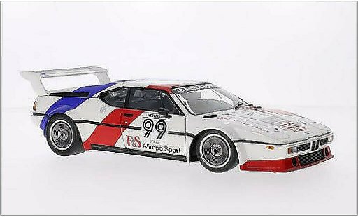 Bmw M1 1979 1/18 Minichamps E26 white/green No.99 diecast model cars
