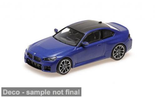 Diecast model cars Bmw M2 blau/schwarz 2023 1/43 Minichamps