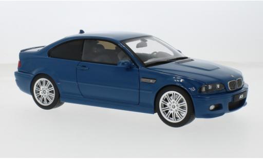 Bmw M3 1/18 Norev CSL E46 blau 1:18 diecast model cars