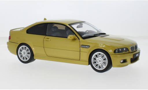 Bmw M3 1/18 Norev CSL E46 gold 1:18 diecast model cars