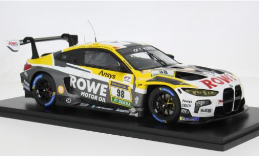 Bmw M4 1/18 Spark GT3 EVO 24h N&uuml;rburgring 2025 Rowe Racing #98 A.Farfus/J.Krohn 1:18 diecast model cars