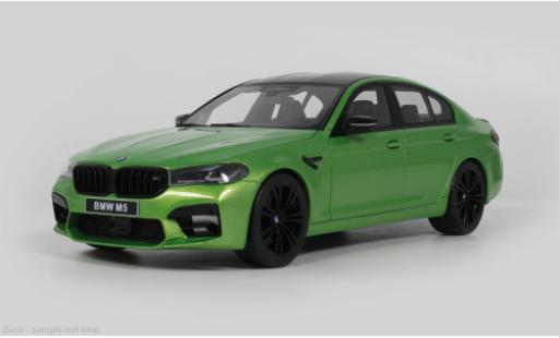Diecast model cars Bmw M5 competition (F90) green 2021 1/18 GT Spirit