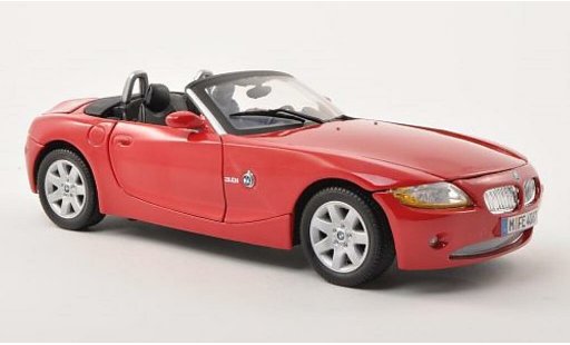 Bmw Z4 roadster 1/18 Motormax E85 red 2008 diecast model cars