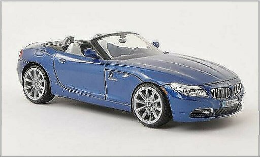 Bmw Z4 roadster 1/24 Motormax E89 metallic blue 2010 diecast model cars