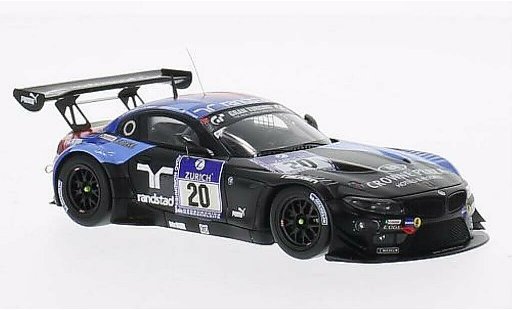 Bmw Z4 GT3 1/43 Minichamps E89 No.20 Team Schubert 24h Nurburgring 2013 /Hurtgen diecast model cars