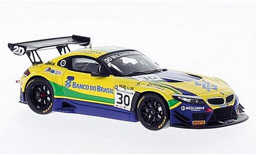 Bmw Z4 GT3 1/43 Spark E89 No.30 Team Brasil Blancpain 2014 diecast model cars