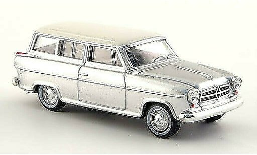 Borgward Isabella break 1/87 Herpa Estate grey/white diecast model cars