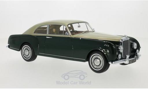 Diecast model cars Bentley S1 1/18 BoS Models Continental Mulliner Sports Saloon green/gold RHD 1956 Bentley S1 1/18 BoS Models Continental Mulliner Sports Saloon green/gold RHD 1956 diecast model cars