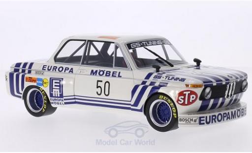 Diecast model cars Bmw 2002 1/18 BoS Models Gr.2 No.50 GS Tuning Europa Möbel DRM 1974 J.Obermoser Bmw 2002 1/18 BoS Models Gr.2 No.50 GS Tuning Europa Möbel DRM 1974 J.Obermoser diecast model cars