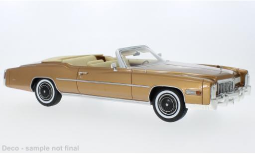 Diecast model cars Cadillac Eldorado 1/18 BoS Models Cabriolet metallise bronze 1976 Cadillac Eldorado 1/18 BoS Models Cabriolet metallise bronze 1976 diecast model cars